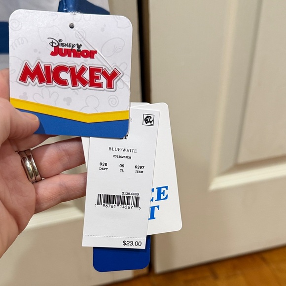 Disney Kids 2T Rashguard - Blue and White with Mickey - Picture 2 of 5